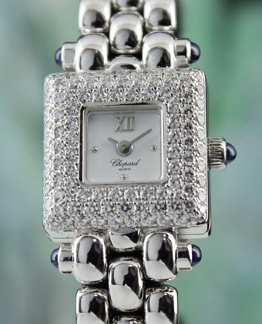 (image for) LIKE NEW CHOPARD 18K WHITE GOLD DIAMOND WATCH
